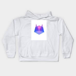 Hailey Dempsey Pink and Purple Wolf Kids Hoodie